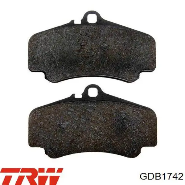 Pastillas de freno delanteras TRW GDB1742