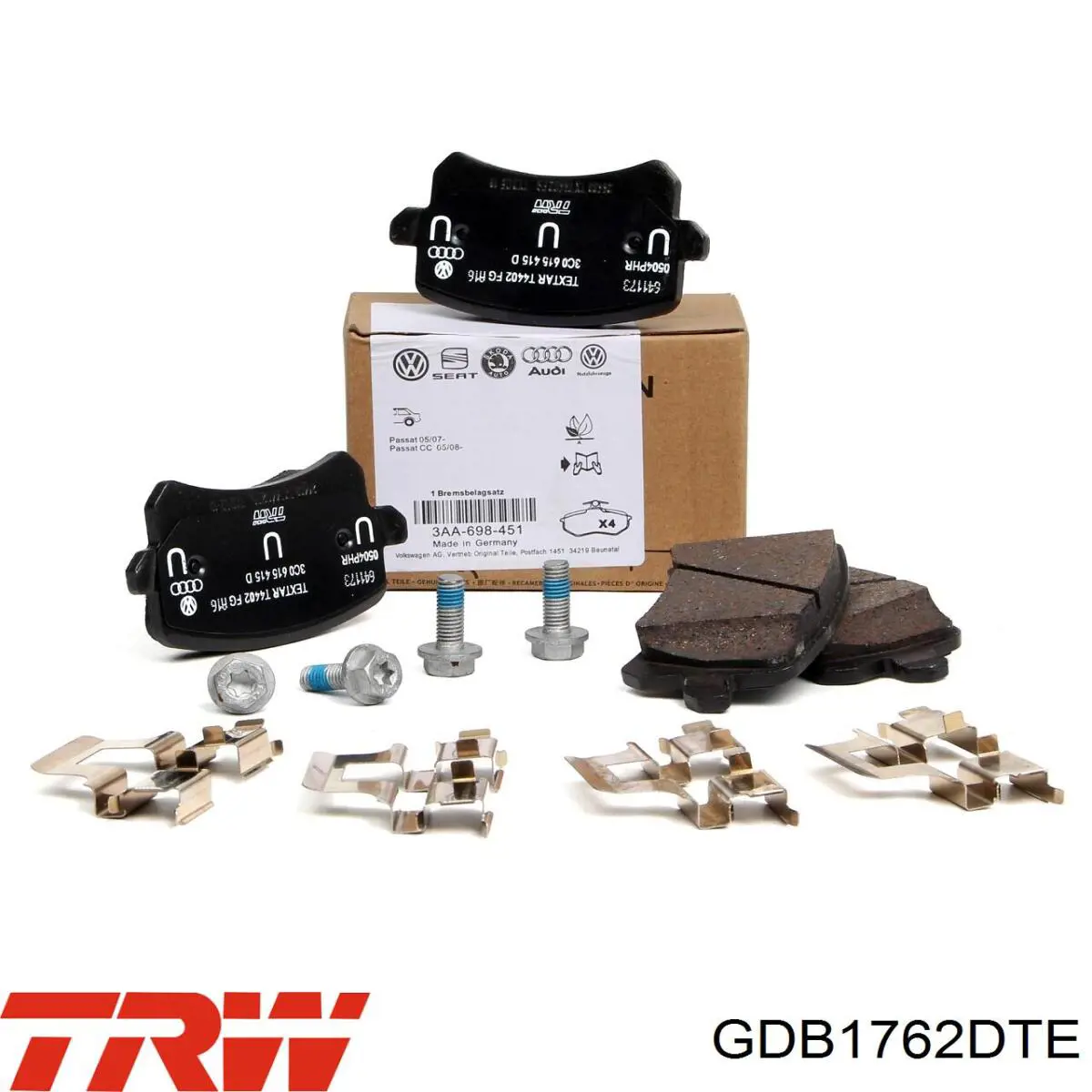 Comprar GDB1762DTE TRW Pastillas delanteras de freno