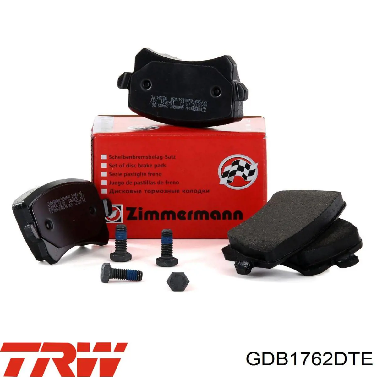 Pastillas de freno GDB1762DTE TRW