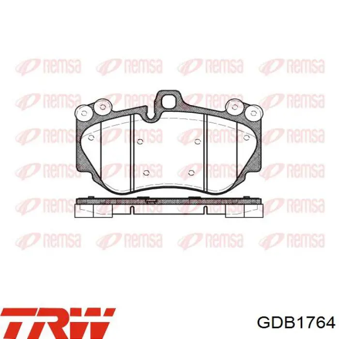 Pastillas freno delanteras TRW GDB1764 precio, desde 67,27 EUR