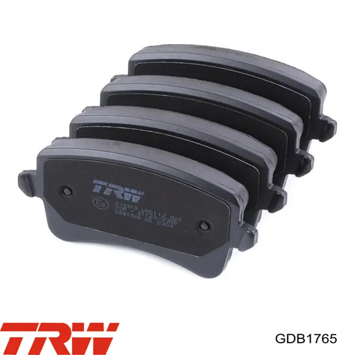 GDB1765 TRW Pastillas freno traseras
