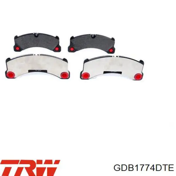 GDB1774DTE TRW Pastillas delanteras