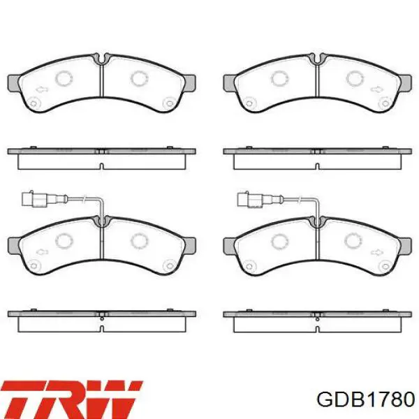 Pastillas traseras de freno TRW GDB1780 precio, desde 44,92 EUR