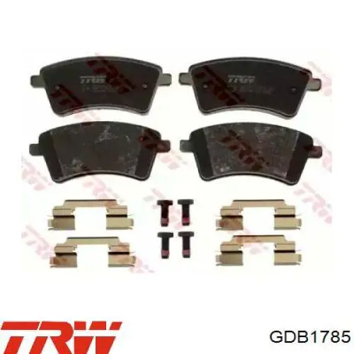 Pastillas de freno GDB1785 TRW