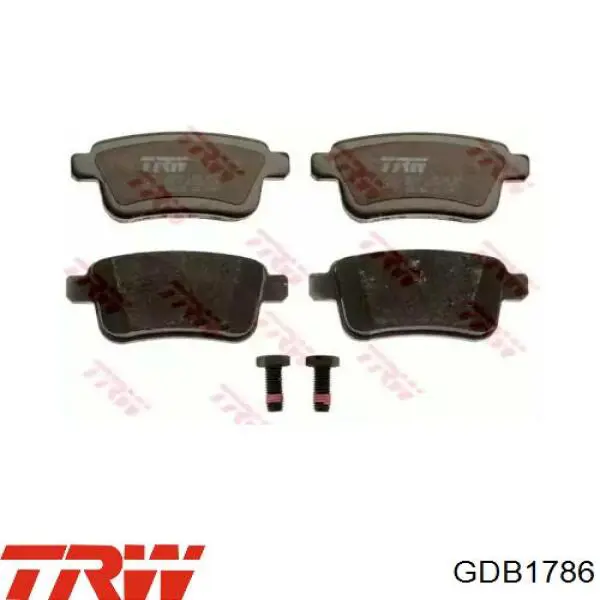 Pastillas traseras de freno TRW GDB1786 precio, desde 20,31 EUR
