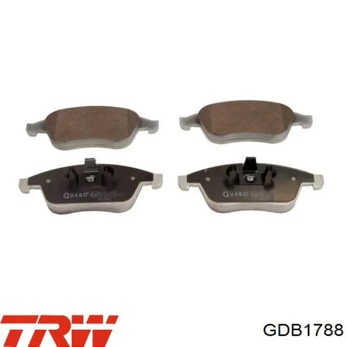 Comprar GDB1788 TRW Pastillas delanteras de freno