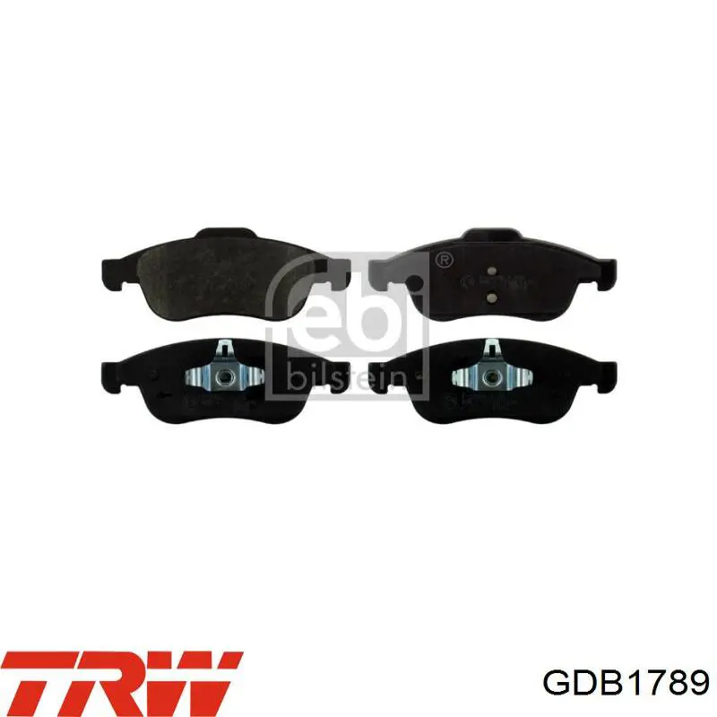 Pastillas de freno GDB1789 TRW