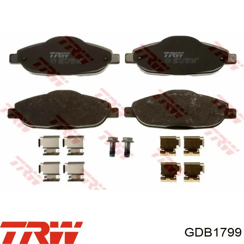 Pastillas traseras de freno TRW GDB1799 precio, desde 27,94 EUR