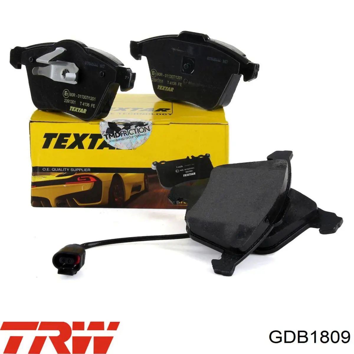 Pastillas de freno GDB1809 TRW