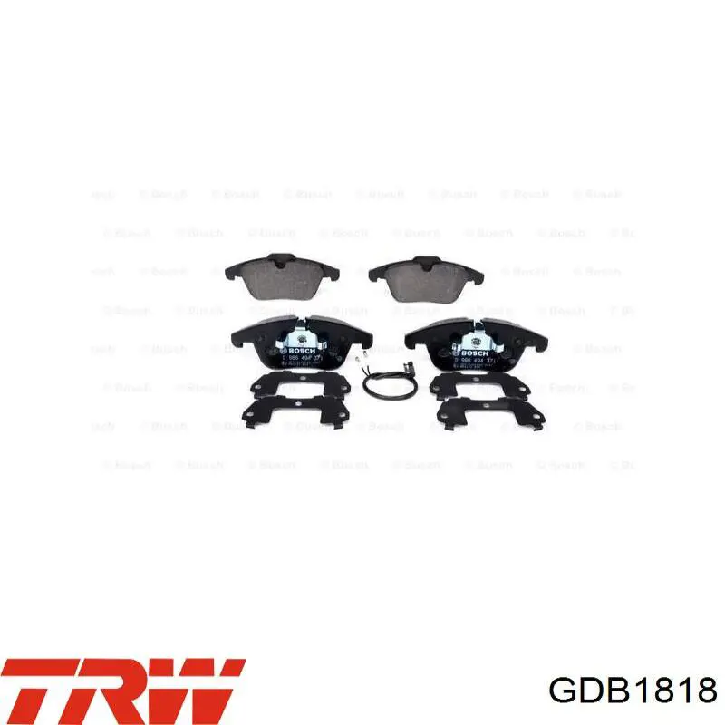 Pastillas de freno GDB1818 TRW