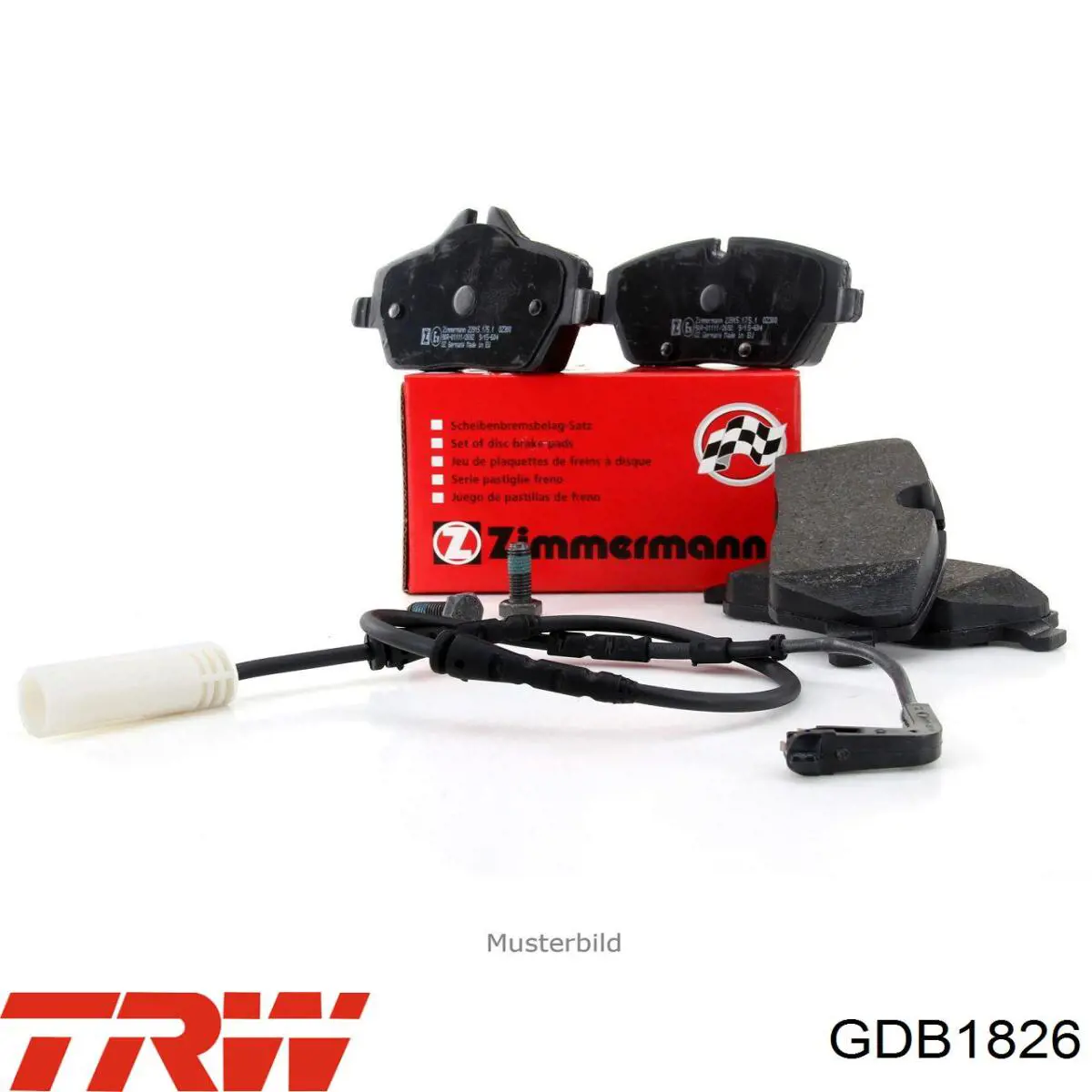 Comprar GDB1826 TRW Pastillas delanteras de freno