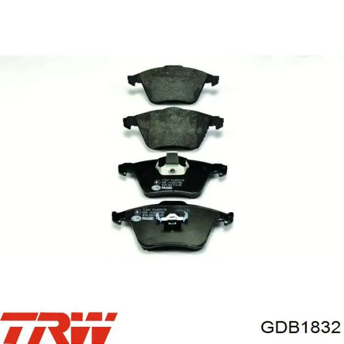 Pastillas de freno GDB1832 TRW