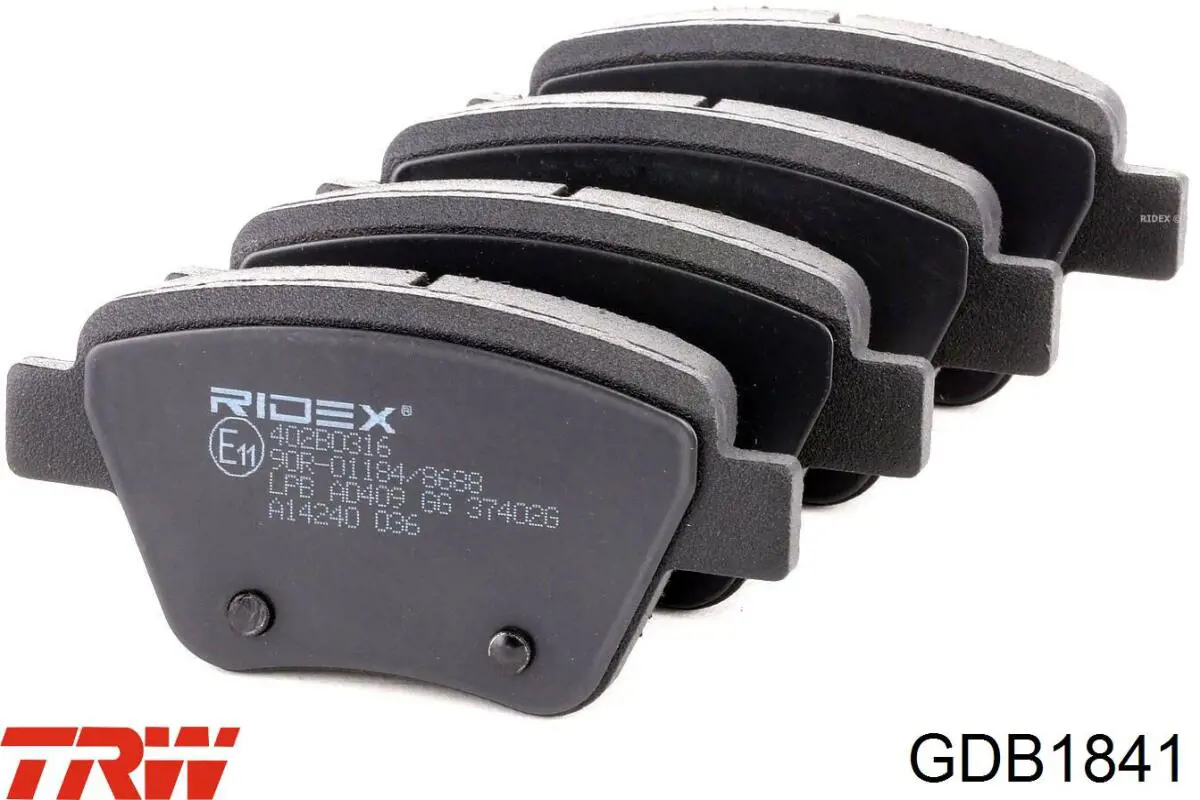 Pastillas de freno traseras Volkswagen Jetta 6 162, 163, AV3, AV2, AY2, AY3