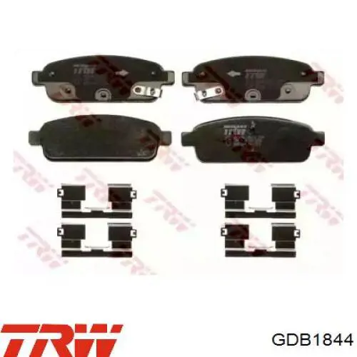 Pastillas traseras de freno TRW GDB1844 precio, desde 25,05 EUR