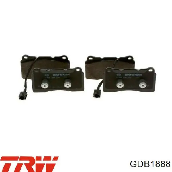 Pastillas de freno GDB1888 TRW