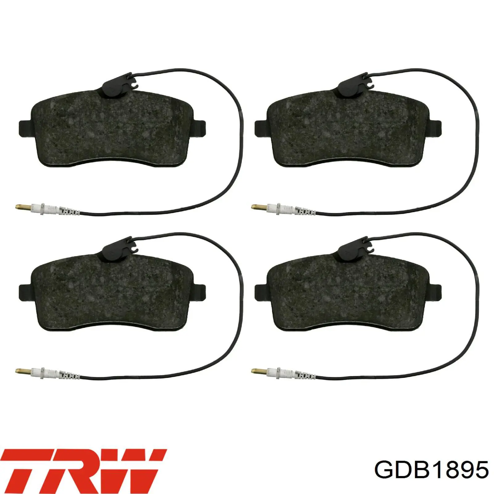 Comprar GDB1895 TRW Pastillas delanteras de freno