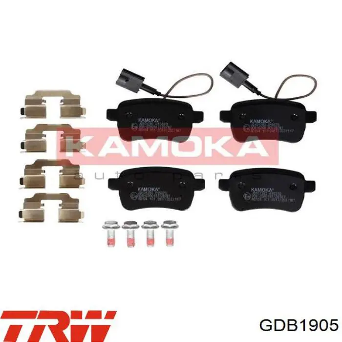 Comprar GDB1905 TRW Pastillas de freno traseras