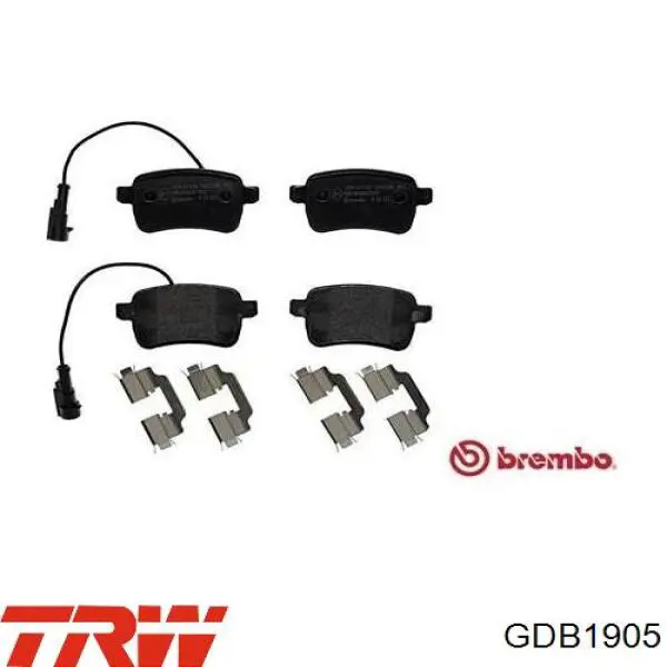 GH410114 GH Pastillas freno traseras