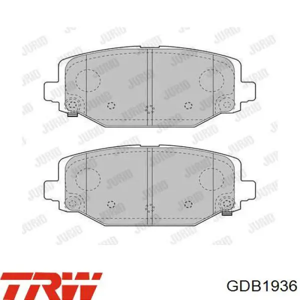 Comprar 68159526AB Chrysler Pastillas de freno traseras