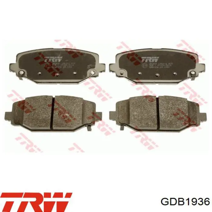 Pastillas traseras Chrysler 68159526AB
