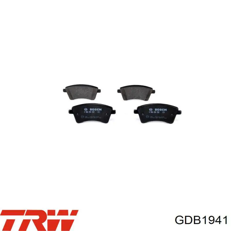 Pastillas de freno GDB1941 TRW