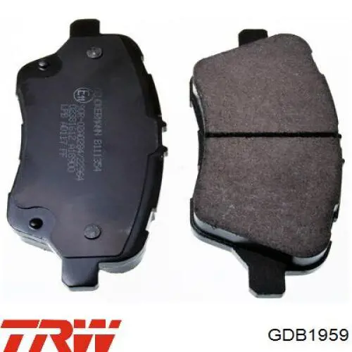 Pastillas de freno GDB1959 TRW