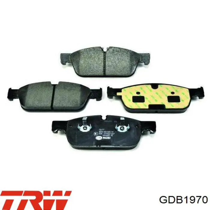 Pastillas de freno GDB1970 TRW