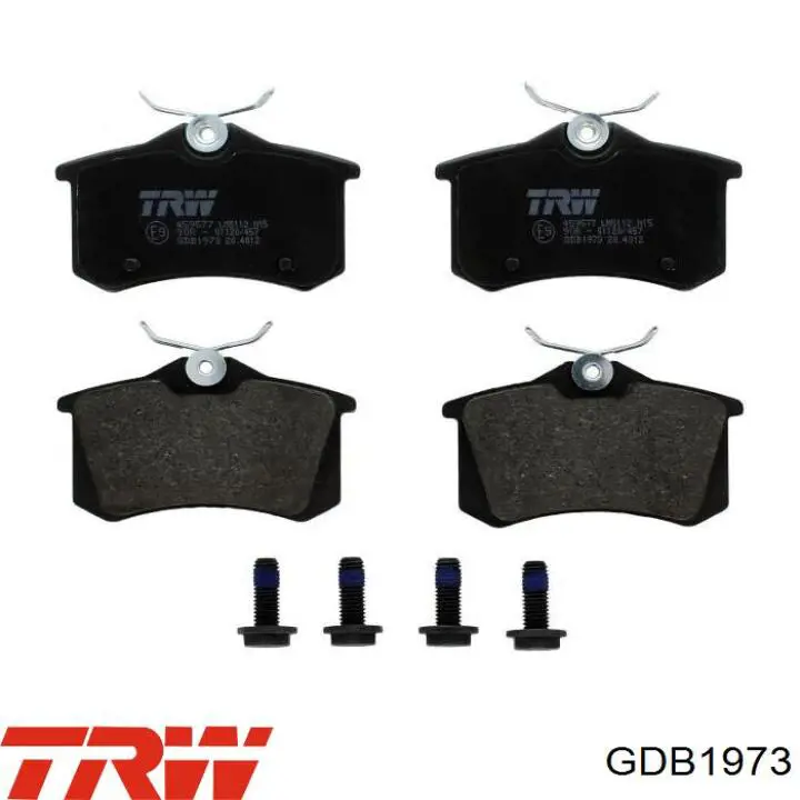 Comprar GDB1973 TRW Pastillas de freno traseras