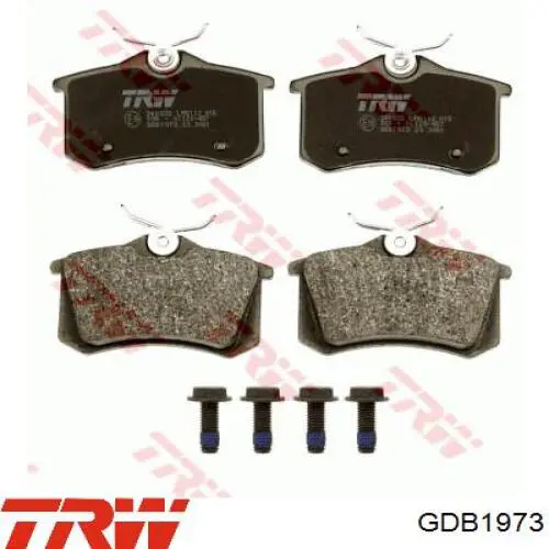 Pastillas de freno traseras GDB1973 TRW