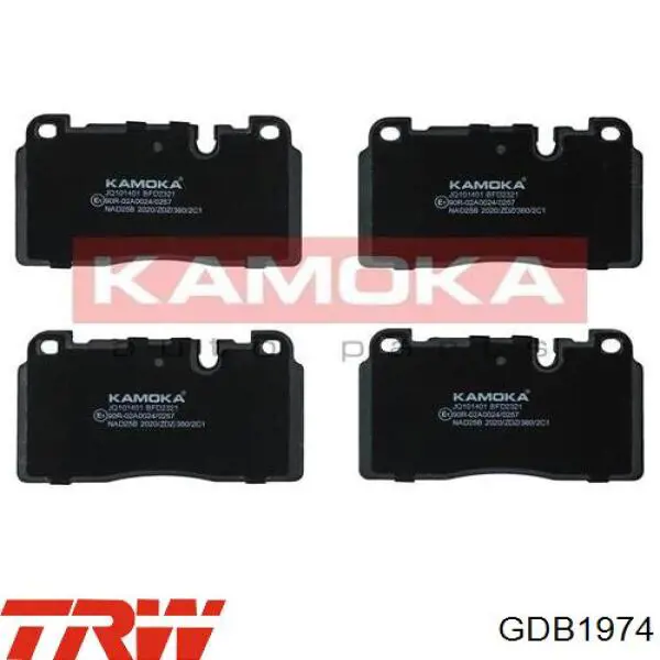 Comprar GDB1974 TRW Pastillas delanteras de freno