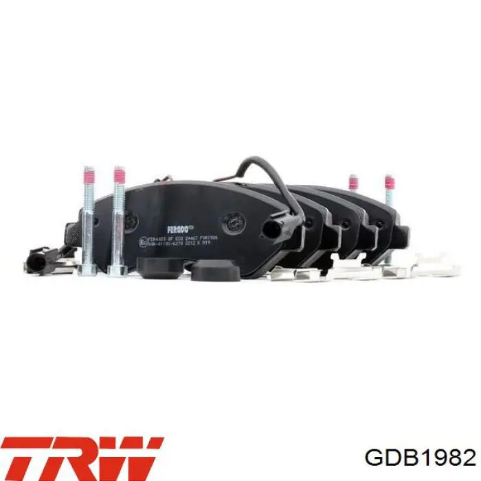 Pastillas de freno GDB1982 TRW