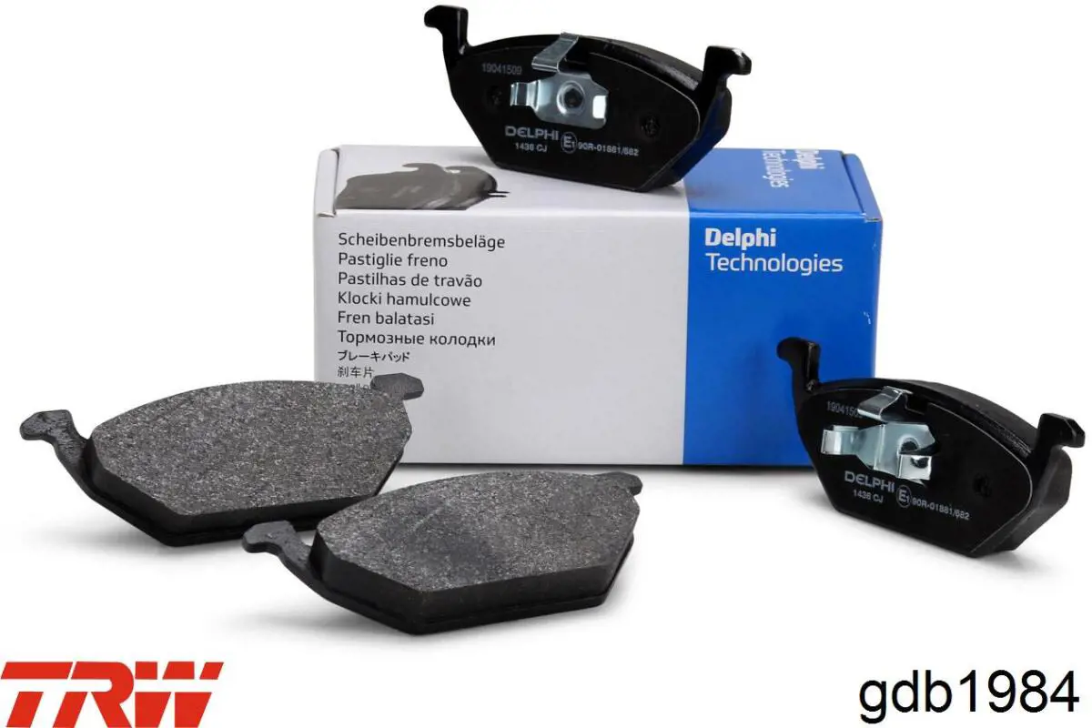 Pastillas de freno delanteras Seat Ibiza 5 KJ1, KJG