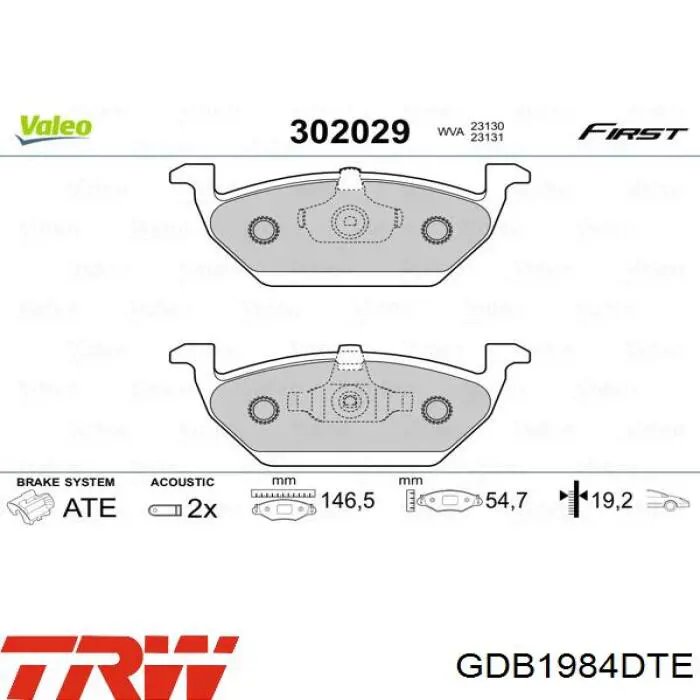 Pastillas de freno delanteras Seat Ibiza 5 KJ1, KJG