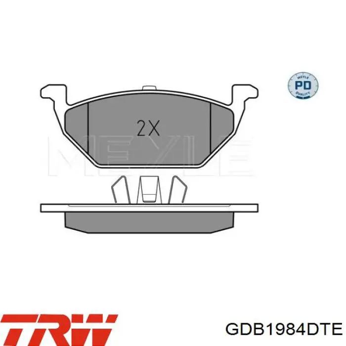 Pastillas de freno delanteras Seat Ibiza 5 KJ1, KJG
