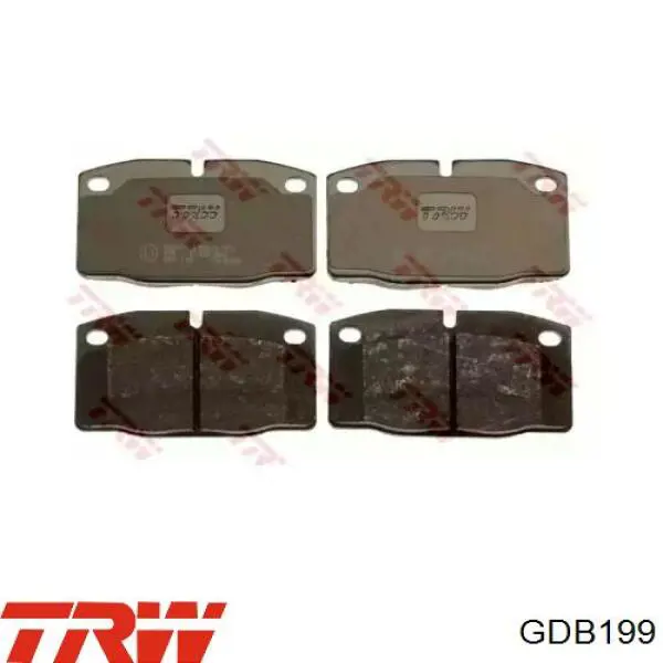 Comprar GDB199 TRW Pastillas delanteras de freno