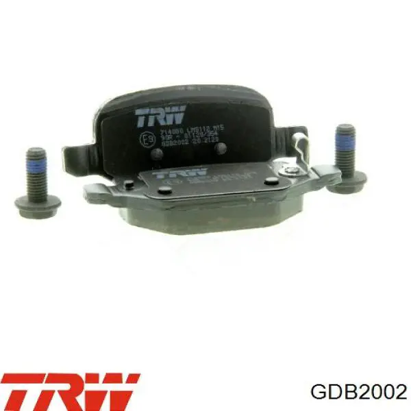 Pastillas de freno traseras GDB2002 TRW