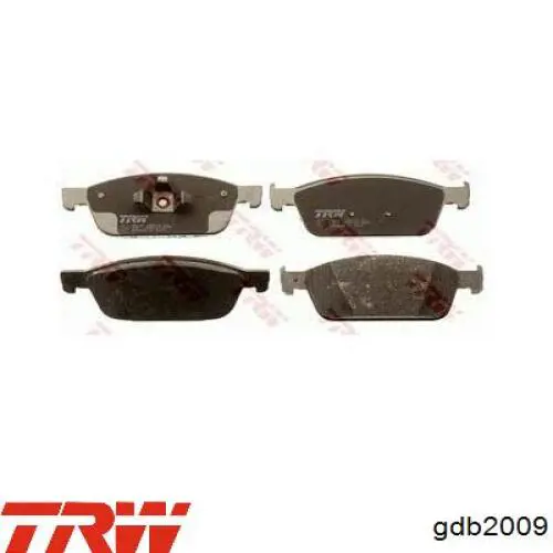 Pastillas de freno delanteras Ford Focus 3 CB8