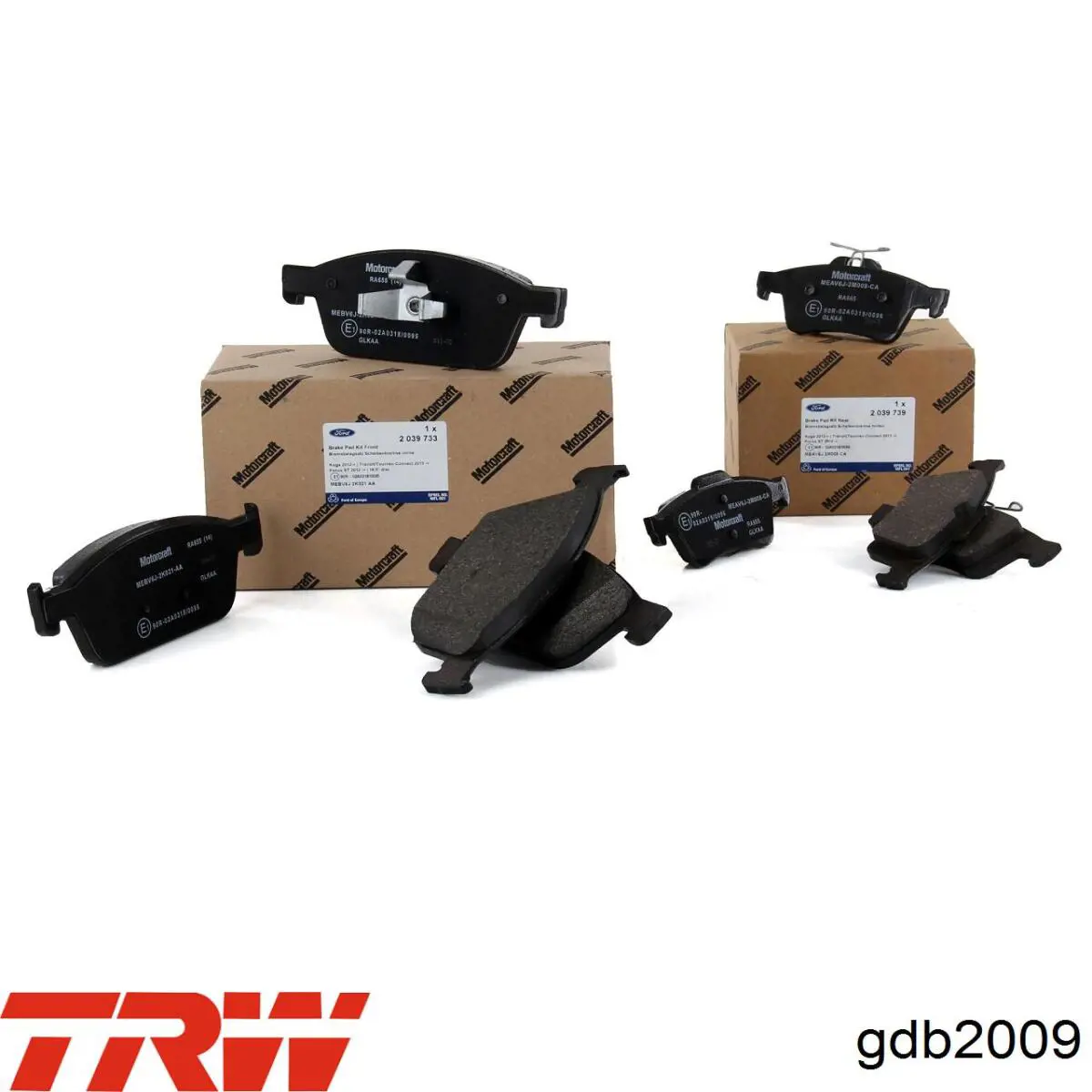 Pastillas de freno delanteras Ford Focus 3 CB8