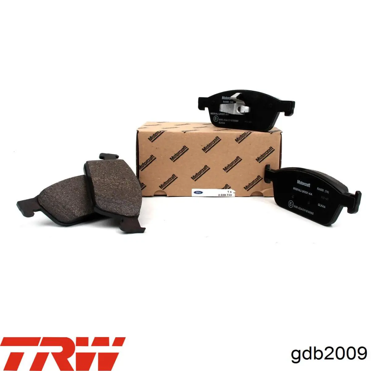 Pastillas de freno delanteras Ford Focus 3 CB8