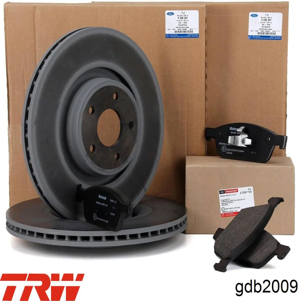 Pastillas de freno delanteras Ford Focus 3 CB8