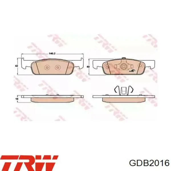 Pastillas de freno delanteras Japan Parts PA033AF
