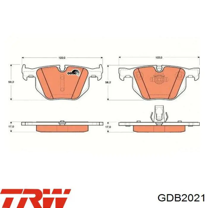 Pastillas de freno delanteras BMW 3 E90