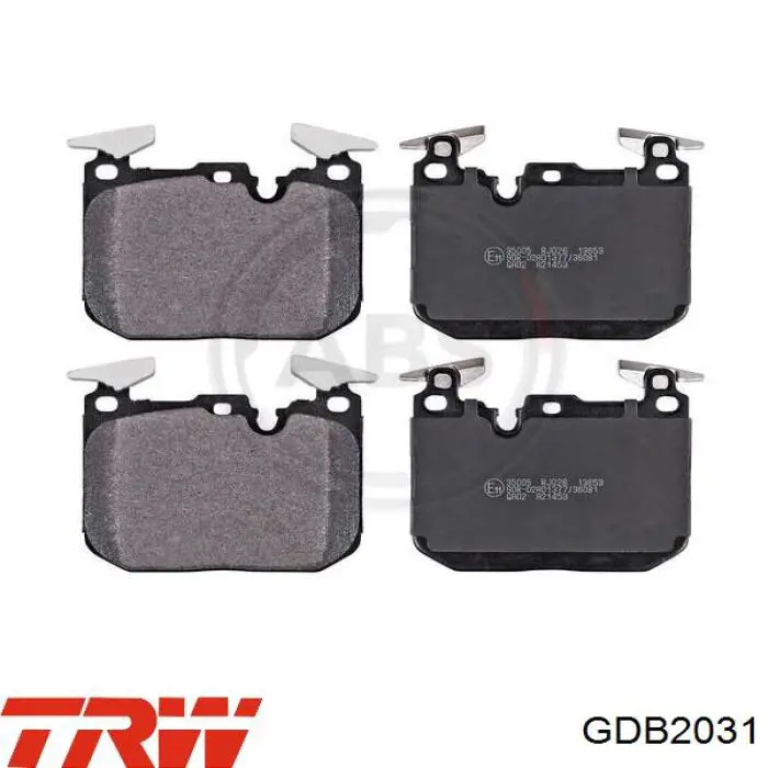 Comprar GDB2031 TRW Pastillas delanteras de freno
