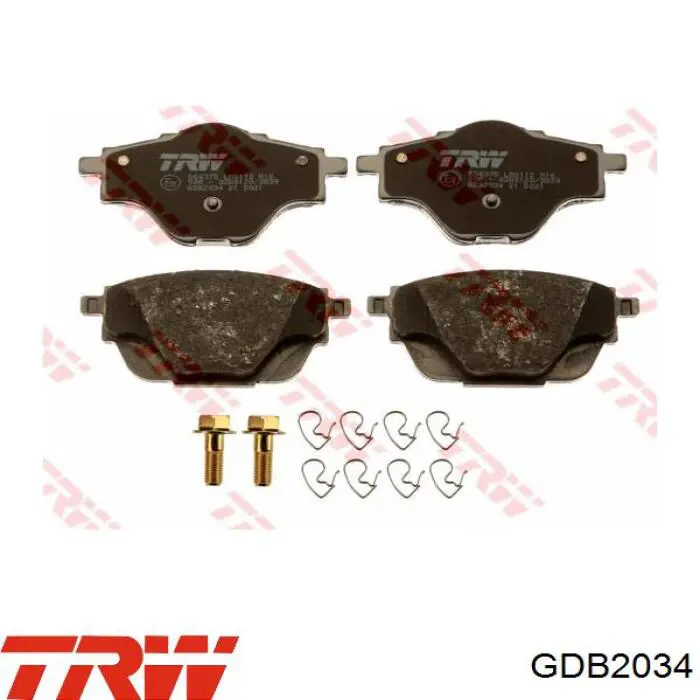 Pastillas traseras TRW GDB2034