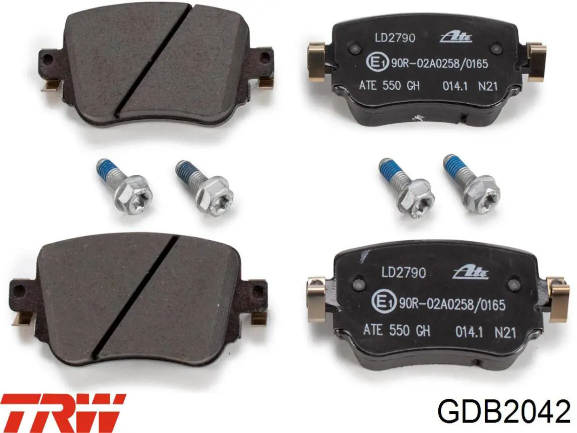 Pastillas de freno traseras Volkswagen Caddy 4 SAB, SAJ