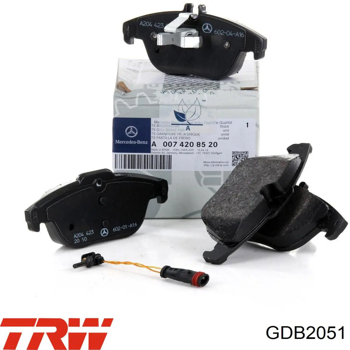 Comprar GDB2051 TRW Pastillas de freno traseras