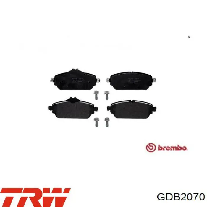 Pastillas de freno GDB2070 TRW
