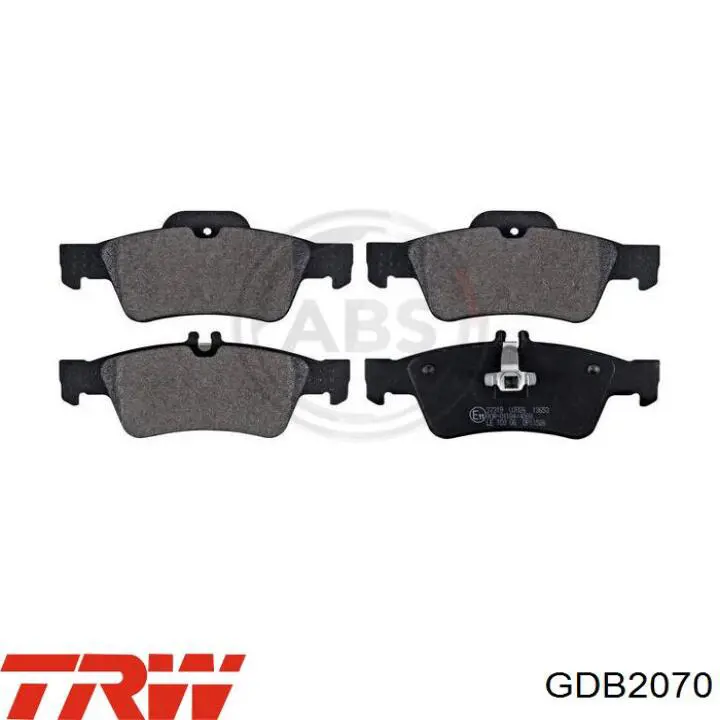 Pastillas de freno GDB2070 TRW