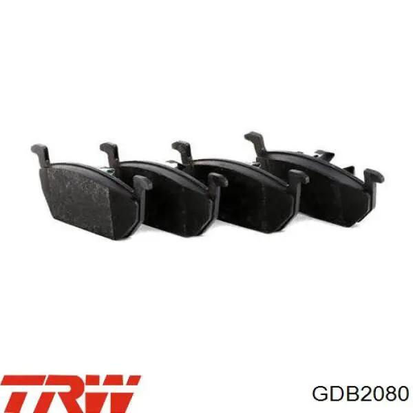 Pastillas de freno GDB2080 TRW