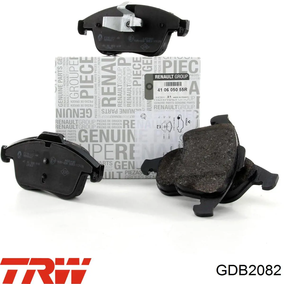 Pastillas de freno traseras 8660006352 Renault (RVI)